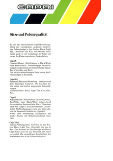 Sitze und Polsterqualit&auml;t